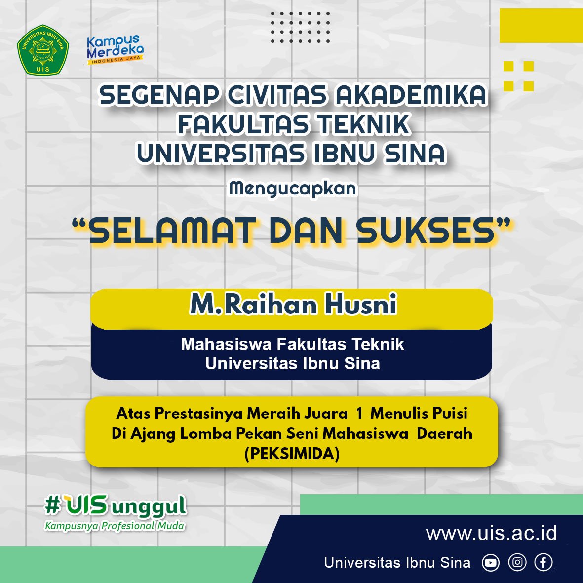 Pekan Seni Mahasiswa Daerah (PEKSIMIDA)