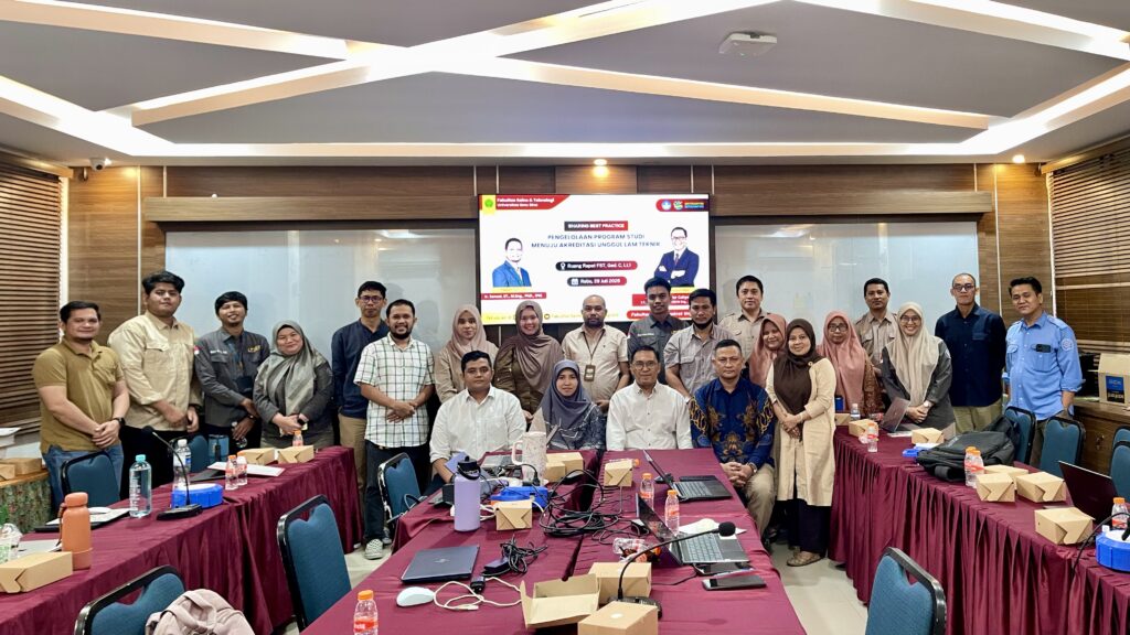 Perkuat Tata Kelola Program Studi, FST UIS Gelar Sharing Best Practice Menuju Akreditasi Unggul LAM Teknik